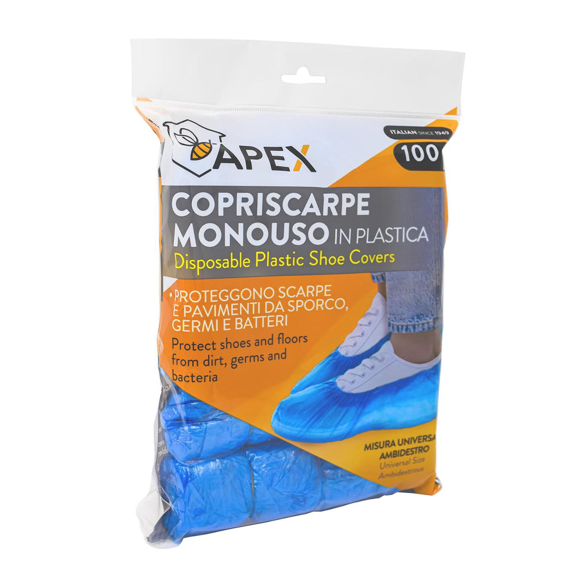 100 Copriscarpe Monouso In Polietilene Impermeabile Ed - Foto 10