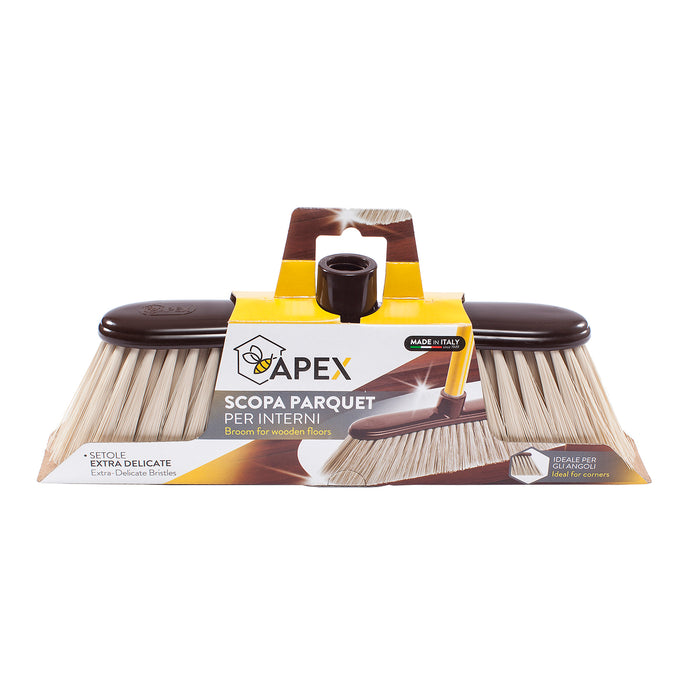 Scopa Interni con Spazzola a Setole Morbide e Manico in Acciaio Inossidabile - Ideale per Pavimenti e Case - Setole Morbide, Manico Lungo (Grigio/Argento Scopa Interni con Spazzola a Setole Morbide e Manico in Acciaio Inossidabile - Ideale per Pavimenti e Case - Setole Morbide, Manico Lungo (Grigio/Argento