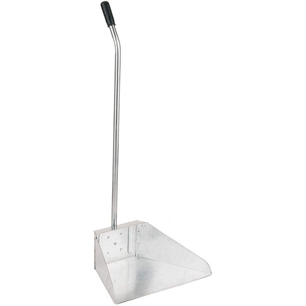 Plasticos Helguefer Paletta Per Rifiuti In Metallo Con Manico Alto Zincato – Dimensioni: 35x23x15 Cm