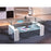 Tavolino da salotto di design con ripiano in vetro - Inter-Link mod. Alva