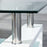 Tavolino da salotto di design con ripiano in vetro - Inter-Link mod. Alva