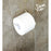 Porta Rotolo Carta igienica in Acciaio Inox Riposizionabile 13x6x14 cm Linea DoveVuoi - Jumbo