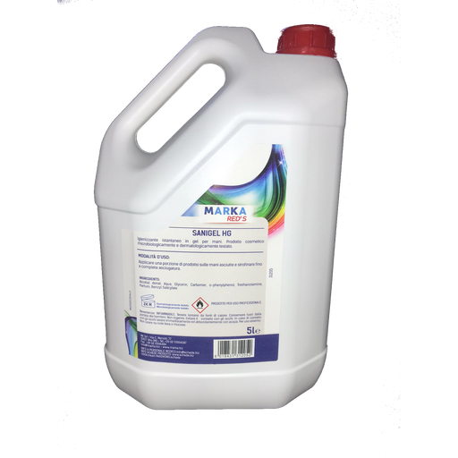 Sanigel HG 5 litri Gel Igienizzante Sanificante per le Mani