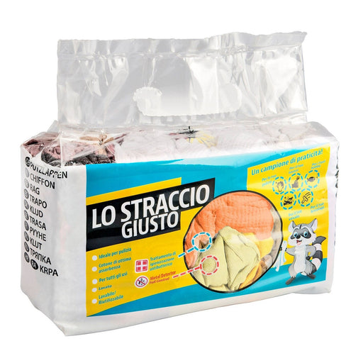 Stracci Strofinacci Misti Colorati Controllati e Igienizzati 0,5kg Apex